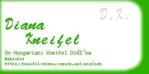 diana kneifel business card